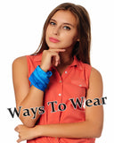 Neck Gaiter-Face Mask-Head Scarves-Headband-Treasure Red and Blue Bandana-Quality Gift Headwear Face Shield