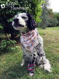Unique Neck Gaiter - Triangle Face Mask - ESR - Black and Red Face Mask - Protective Face Cover - Biker Bandana - Gift  Design Scarf