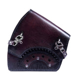 Handcrafted Vegetan Leather Motorcycle Solo Side Bag