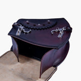 Handcrafted Vegetan Leather Motorcycle Solo Side Bag