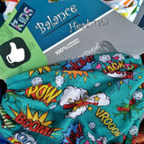 Kids Neck Gaiter-Face Mask-Comic Kids Bandana-Green Bandana-Neck Gaiter-Headscarves-Gift Face shield Mask For Kids