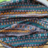Neck Gaiter-Face Mask-Head Scarves-Headband-Tribal Blue Colorful Bandana-Quality Gift Headwear Face Shield