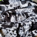 Unique Neck Gaiter - Triangle Face Mask - Cracked - Skull Face Mask - Protective Face Cover - Biker Bandana - Design Scarf
