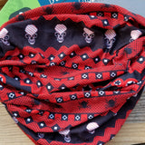 Unique Neck Gaiter - Triangle Face Mask - Twisted - Red Face Mask - Gift Protective Face Cover