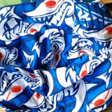Neck Gaiter-Face Mask-Head Scarves-Headband-Barracuda-Blue Color Bandana-Quality Gift Fishermen Headwear Face Shield