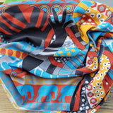Neck Gaiter-Face Mask-Head Scarves-Headband-Zulu Ethnic Design Bandana-Quality Gift Headwear face Shield