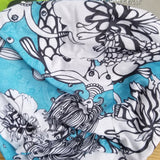 Neck Gaiter-Face Mask-Head Scarves-Headband-Mermaid Design Blue Color Bandana-Quality Gift Headwear Face Shield