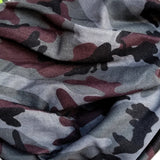 Neck Gaiter-Face Mask-Coolmax Bandana-Clay Camo-Black and Gray Bandana-Sports Wear-Quality Gift Active Purpose Headwear Face Shield