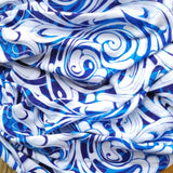 Neck Gaiter-Face Mask-Head Scarves-Headband-Gulf  Blue and White Color Bandana-Quality Gift Headwear Face Shield-Hair Scarf