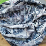 Neck Gaiter-Face Mask-Head Scarves-Headband-War Machine-Gray and Blue Color Bandana-Quality Gift Headwear Face Shield