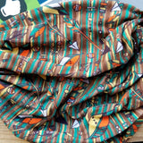 Neck Gaiter-Face Mask-Head Scarves-Headband-Tikuna Green Color Bandana-Quality Gift Headwear Face Shield