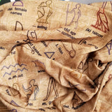 Neck Gaiter-Face Mask-Head Scarves-Headband-Papyrus-Gold Color Bandana-Quality Gift Headwear Face Shield