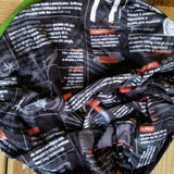 Neck Gaiter-Face Mask-Head Scarves-Headband-Ciclista-Black Bandana-Hair Scarf-Cycling Face Shield-Headwear-Sun Shield