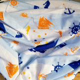 Neck Gaiter-Face Mask-Head Scarves-Headband-Calypso-Blue Bandana-Hair Scarf-Bandanna-Marina Headwear-Face Shield