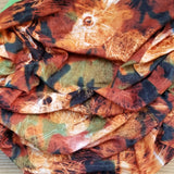 Neck Gaiter-Face Mask-Head Scarves-Headband-Rabbits Design Brown Color Bandana-Quality Gift Headwear Face Shield