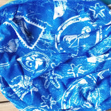 Neck Gaiter-Face Mask-Head Scarves-Headband-Barbados Design Blue Color Bandana-Hair Scarf-Quality Gift Headwear Face Shield
