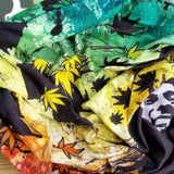 Unique Neck Gaiter - Triangle Face Mask - Marley - Green Face Mask - Biker Bandana - Sunshield Gift Design Scarf