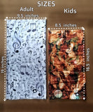 Kids Neck Gaiter - Face Mask - Toys Kids Bandana - Black Bandana - Neck Gaiter - Headscarves