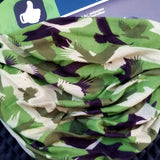 Eagle Camo Kids Bandana-Green Bandana-Design Bandana-Neck Gaiter-Headscarves-Gift Face shield For Kids