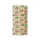 Kids Neck Gaiter - Face Mask - Monster Trucks Kids Bandana - Gray Bandana - Neck Gaiter - Mask Kids