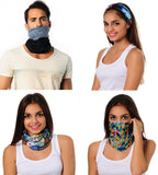 Neck Gaiter-Face Mask-Coolmax Bandana-Floral Lights Rainbow Colors Sports Wear-Quality Gift Active Purpose Headwear Face Shield