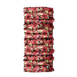 Neck Gaiter-Face Mask-Head Scarves-Headband-Skulls Red-Rose Gold and White Color Bandana-Quality Gift Headwear Face Shield