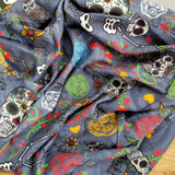 Neck Gaiter-Face Mask-Coolmax Bandana-Ofrenda Skull Design Bandana-Sports Wear-Quality Gift Active Purpose Headwear Face Shield