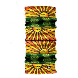 Neck Gaiter-Face Mask-Head Scarves-Headband-Sunshine-Yellow and Red Color Bandana-Quality Gift Headwear Face Shield