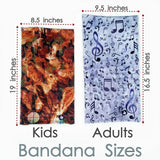 Kids Neck Gaiter - Face Mask - Mermaid Kids Bandana - Blue Bandana - Neck Gaiter - Mask For Kids