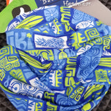 Neck Gaiter-Face Mask-Head Scarves-Headband-Tiki Summer Blue Color Bandana-Quality Gift Headwear Face Shield