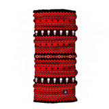Neck Gaiter-Face Mask-Head Scarves-Headband-Twisted-Red and Black Bandana-Quality Gift Headwear Face Shield
