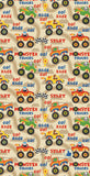 Kids Neck Gaiter - Face Mask - Monster Trucks Kids Bandana - Gray Bandana - Neck Gaiter - Mask Kids