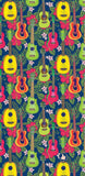 Neck Gaiter-Face Mask-Head Scarves-Headband-Guitars Design Colorful Bandana-Quality Gift Headwear Face Shield