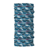 Neck Gaiter-Face Mask-Head Scarves-Headband-Whales-Blue Color Bandana-Quality Gift Headwear Face Shield