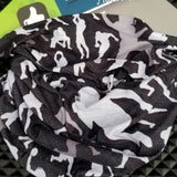 Neck Gaiter-Face Mask-Head Scarves-Headband-Football Silhouettes Design Headwear Black Bandana-Quality Gift Neck Gaiter