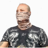 Neck Gaiter-Face Mask-Head Scarves-Headband-Cave Brown Bandana Face Shield-Hair Scarf-Bandana Headwear