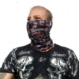 Neck Gaiter-Face Mask-Head Scarves-Headband-Ciclista-Black Bandana-Hair Scarf-Cycling Face Shield-Headwear-Sun Shield