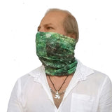 Neck Gaiter-Face Mask-Head Scarves-Headband-Aurora-Green Color Bandana-Quality Gift Headwear Face Shield