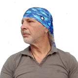 Neck Gaiter-Face Mask-Head Scarves-Headband-Seagull Design Blue Color Bandana-Quality Gift Headwear Face Shield