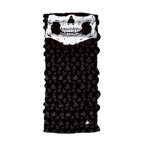 Neck Gaiter-Face Mask-Head Scarves-Headband-Gunner Mask Black Color Skull Design Bandana-Quality Gift Headwear Face Shield