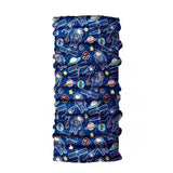Neck Gaiter-Face Mask-Head Scarves-Headband-Space Design Blue Color Bandana-Quality Gift Headwear Face Shield