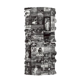 Neck Gaiter-Face Mask-Head Scarves-Headband-Velo-Gray and Black Color Bandana-Quality Gift Headwear Face Shield