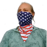 Unique Neck Gaiter - Triangle Face Mask - A Dream - American Flag Face Mask -  Protective Face Cover - Biker Bandana - Gift Design Scarf
