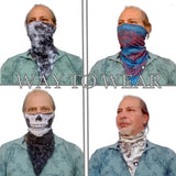 Unique Neck Gaiter - Triangle Face Mask - Gulf - Blue Face Mask - Protective Face Cover - Biker Bandana - Gift Design Scarf