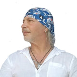 Neck Gaiter-Face Mask-Head Scarves-Headband-Barracuda-Blue Color Bandana-Quality Gift Fishermen Headwear Face Shield