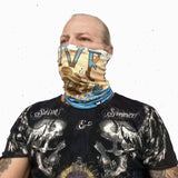 Neck Gaiter-Face Mask-Head Scarves-Headband-Diver-Blue Bandana-Hair Scarf Headwear-Gift Face-Fishing Sun Shield