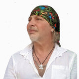 Neck Gaiter-Face Mask-Head Scarves-Headband-Aztec Ethnic Green Color Bandana-Hair Scarf-Quality Gift Headwear Face Shield