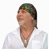 Neck Gaiter-Face Mask-Head Scarves-Headband-Aztec Ethnic Green Color Bandana-Hair Scarf-Quality Gift Headwear Face Shield