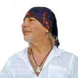 Neck Gaiter-Face Mask-Head Scarves-Headband-Grunge Named Blue and Black Color Bandana-Quality Gift Headwear Face Shield