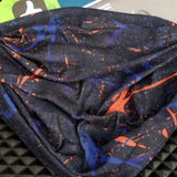 Neck Gaiter-Face Mask-Head Scarves-Headband-Grunge Named Blue and Black Color Bandana-Quality Gift Headwear Face Shield